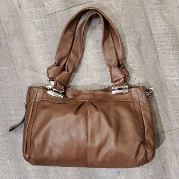 B MAKOWSKY LEATHER BAG HOBO BROWN SHOULDER SATCHEL HANDBAG PURSE WOMAN'S WOMEN'S - Picture 13 of 14